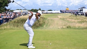 WATCH: Jon Rahm Unleashes Booming F-Bomb On Open Championship Coverage