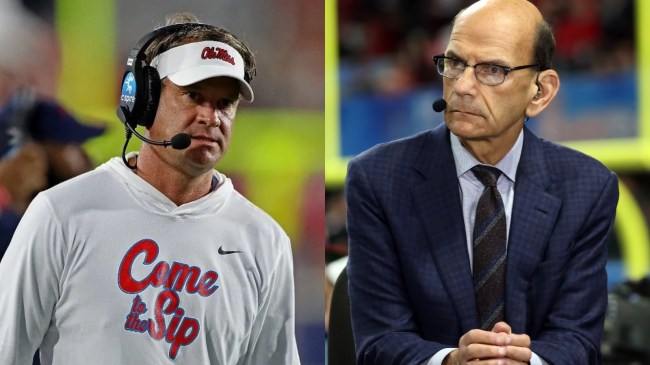 Lane Kiffin and Paul Finebaum