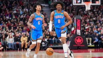 Thunder Players Laugh At NBA Reporter Accidentally Roasting Teammate During Summer League