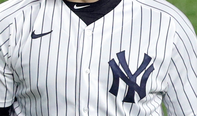 new york yankees uniform patch starr insurance
