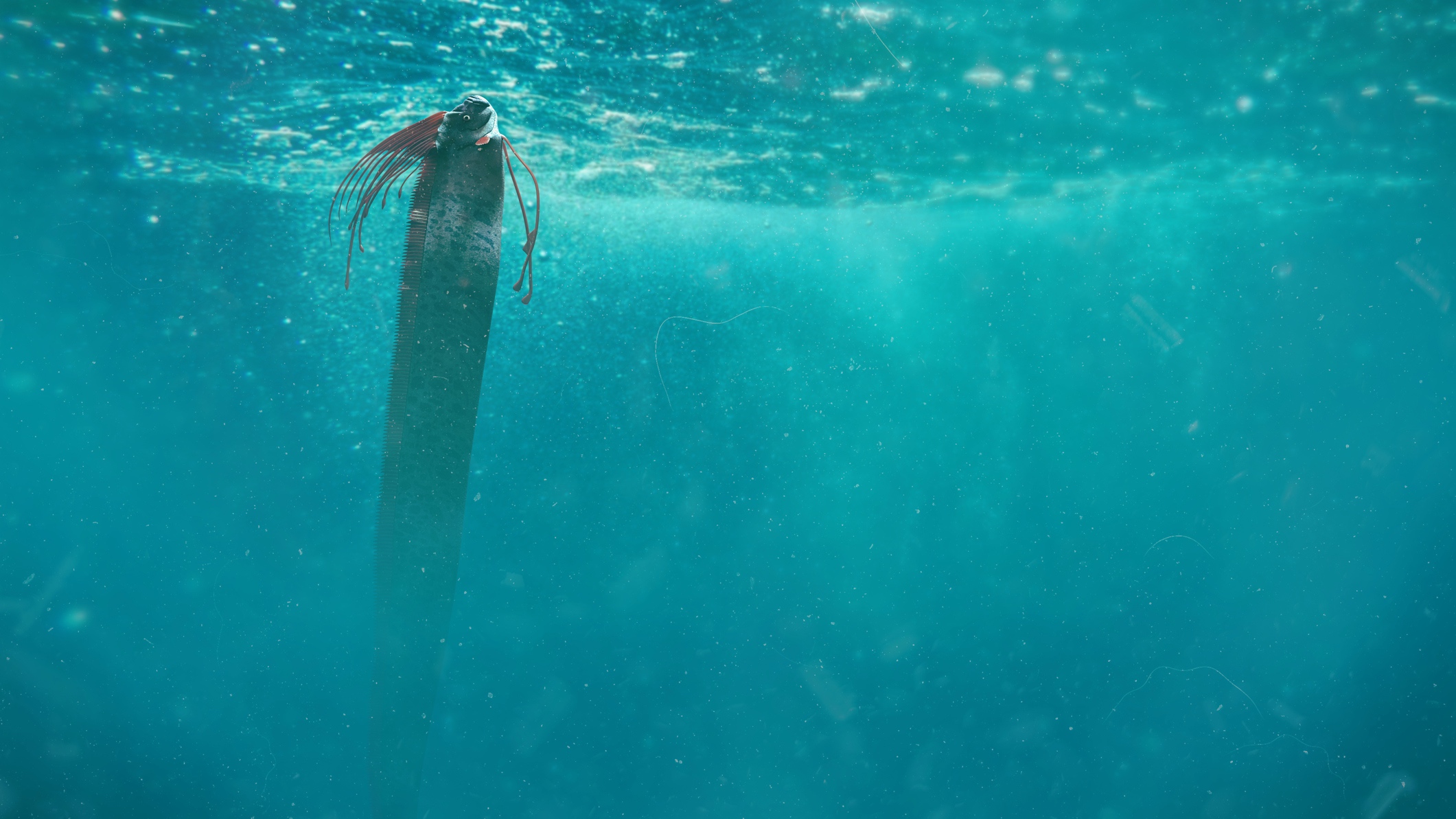 Oarfish also known as an Earthquake Fish