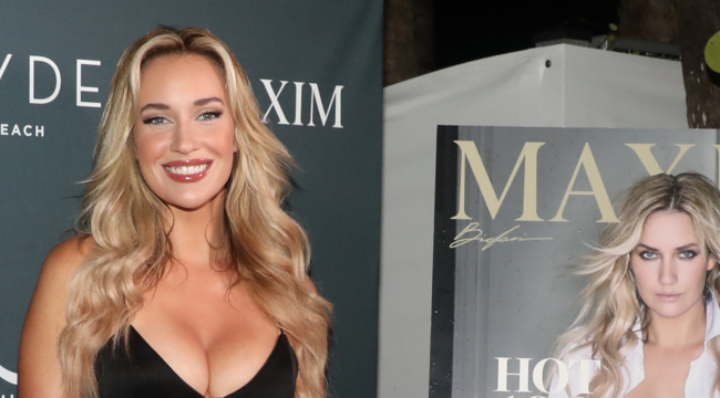 paige spiranac maxim cover party