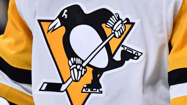 Pittsburgh Penguins logo on jersey