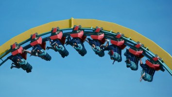 Roller Coaster Riders Spend Hours Hanging Upside-Down After Ride Malfunctions (Video)