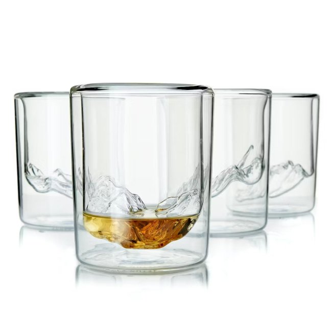 Whiskey Peaks rocks glasses