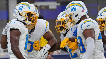 Chargers Rookie Gets A Sack In First-Ever Football Game He Ever Played; Team Goes Viral Celebrating It