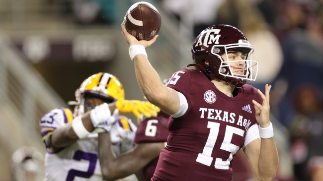 Texas A&M quarterback Conner Weigman