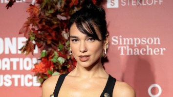 Singer Dua Lipa’s White Skirt Goes Viral On Albanian Cliff At Sunset Picture