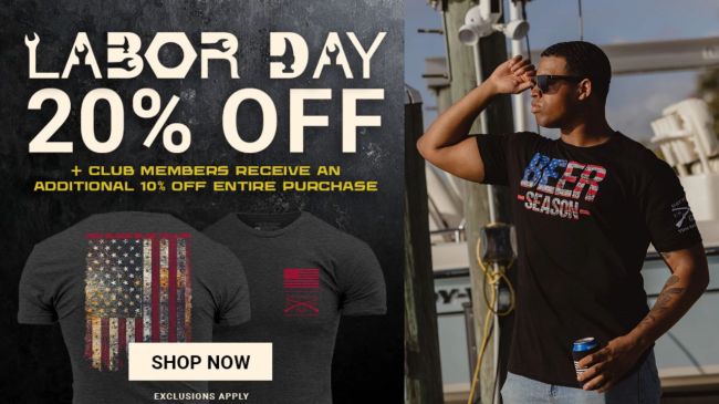 Grunt Style Labor Day Sale