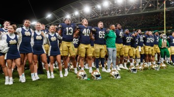 Fans Clown Notre Dame Podcast Host For Seemingly Pooping Himself Mid-Episode