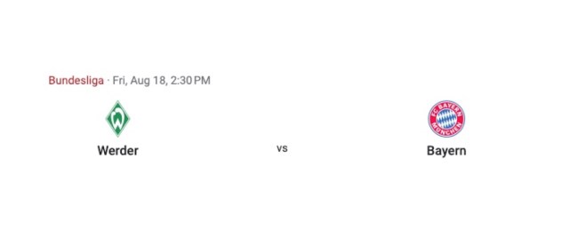 bayern munich schedule