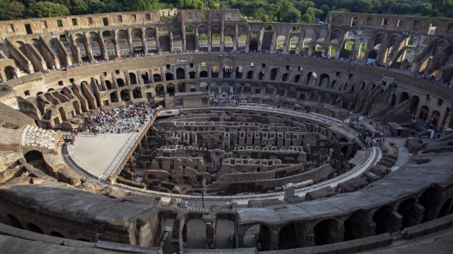 Dana White talking about the Roman Colosseum