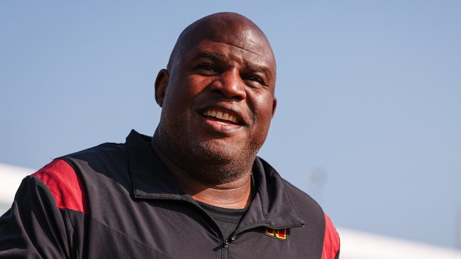 Commanders offensive coordinator Eric Bieniemy
