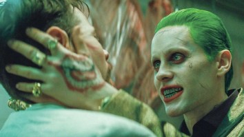 ‘Sucide Squad’ Director David Ayer Told Us Where The Dreadful ‘Damaged’ Tattoo On Jared Leto’s Joker Came From