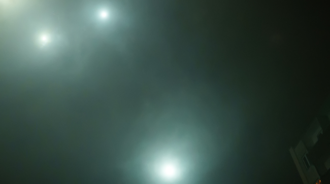 ufo orbs in sky