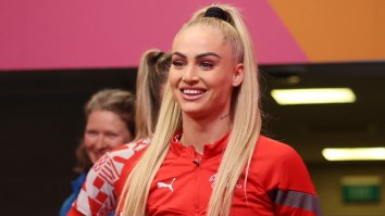 Swiss Soccer Star Alisha Lehmann Shows Her Perfect Aim With Logan Paul In Viral Video