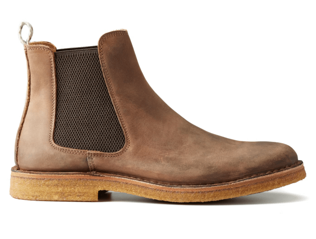 Astorflex Bitflex Chelsea Boot in Dark Chestnut Nubuck