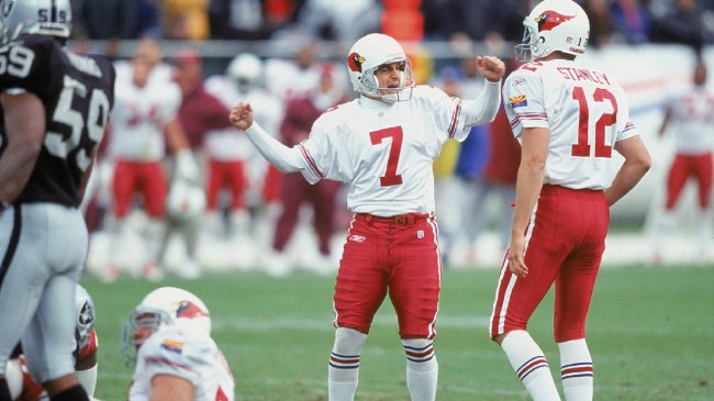 Bill Gramatica after a kick
