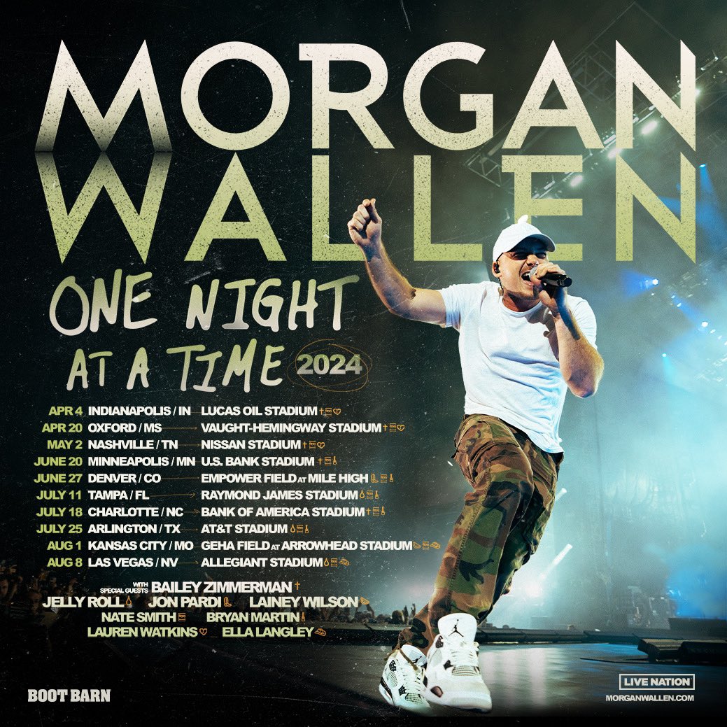 Morgan Wallen Tour Dates 2024 Ole Miss Oxford