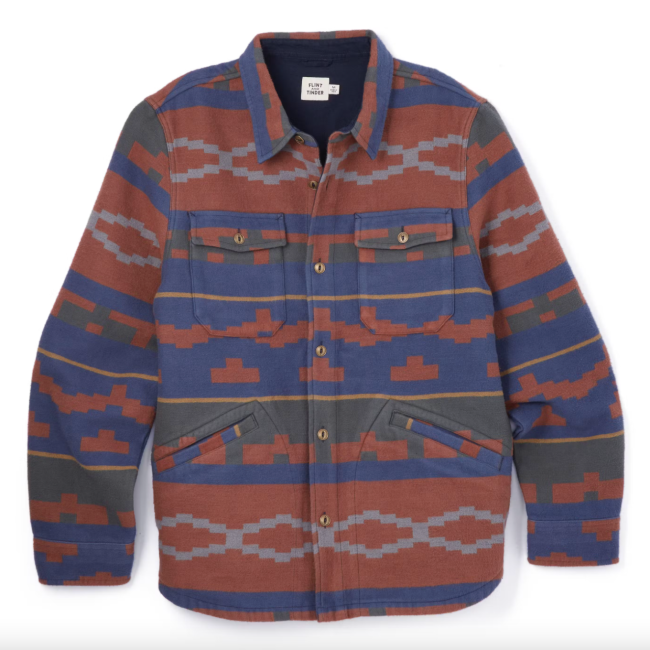 Brushed Blanket Shirt Jacket