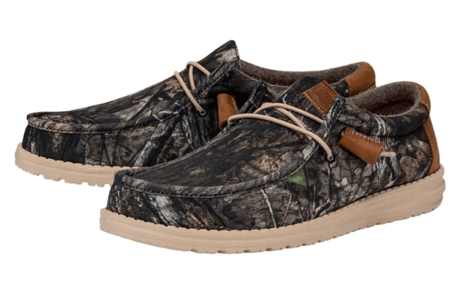 HEYDUDE Wally Mossy Oak Country DNA Moccasins