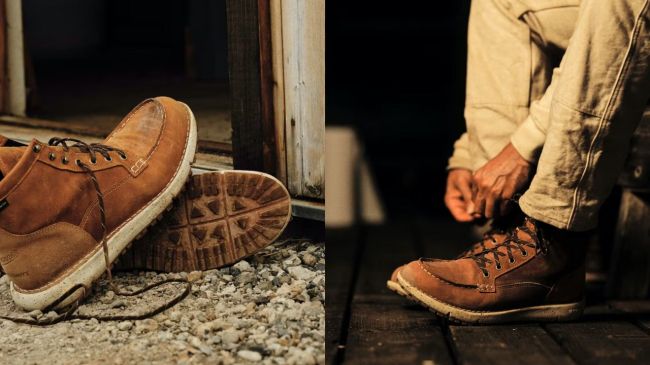 Huckberry x Danner Logger Moc 917 boots