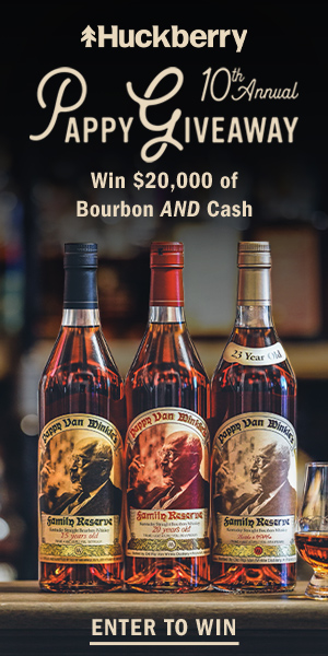 Huckberry 10th Annual Pappy Van Winkle Bourbon Giveaway