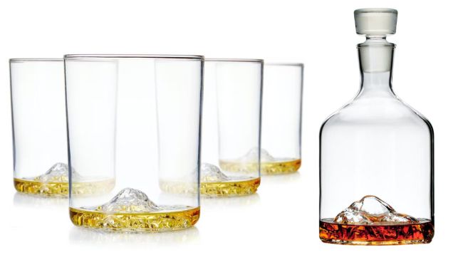 Shop Whiskey Peaks glassware at Huckberry