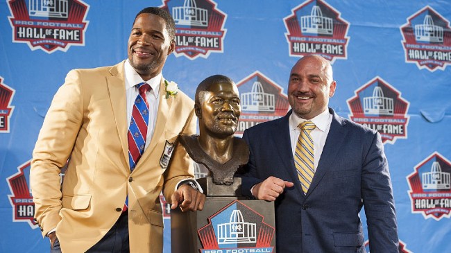 Jay Glazer and Michael Strahan