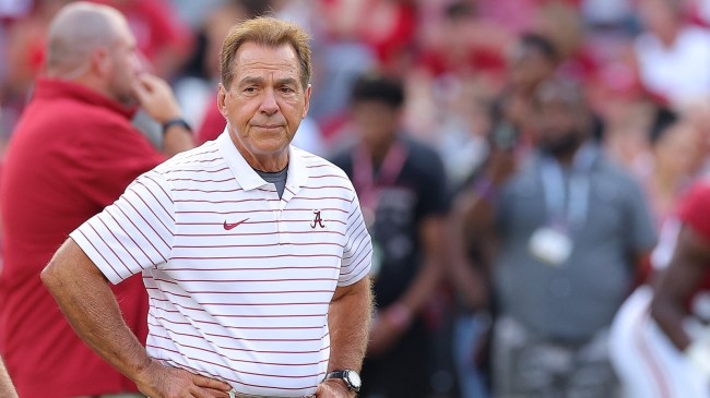 Alabama coach Nick Saban