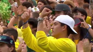 Oregon Fans Troll Shedeur Sanders By Doing His Watch Celebration, Chant ‘Overrated’ During Beat Down Vs Colorado