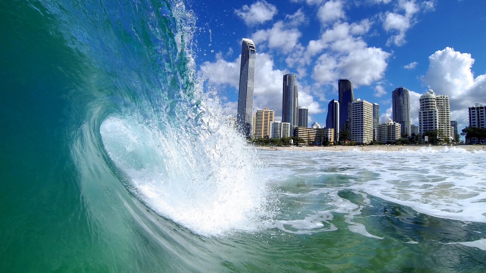 surfing Australia's Gold Coast