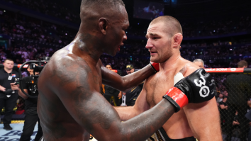 Awkward Postfight Conversation Between Israel Adesanya And Sean Strickland Leaks