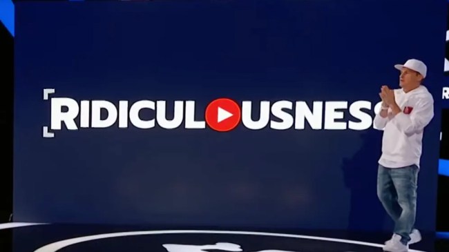 Rob Dyrdek on the set of MTV's Ridiculousness