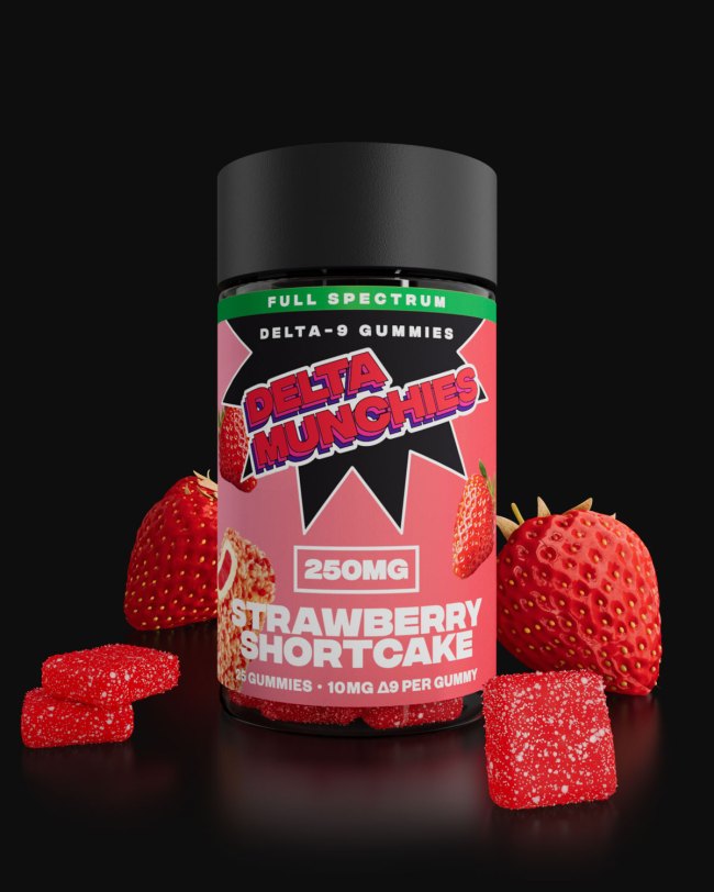 Delta Munchies Strawberry Shortcake Delta 9 Gummies
