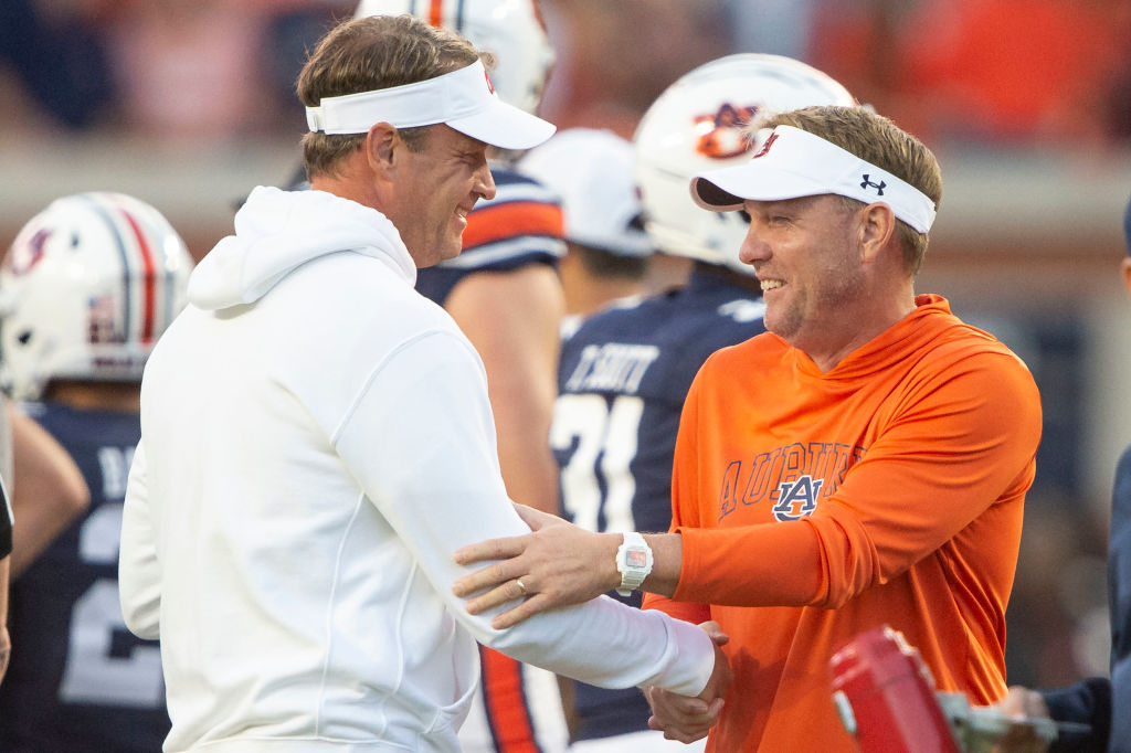 Lane Kiffin Ole Miss Auburn Hugh Freeze