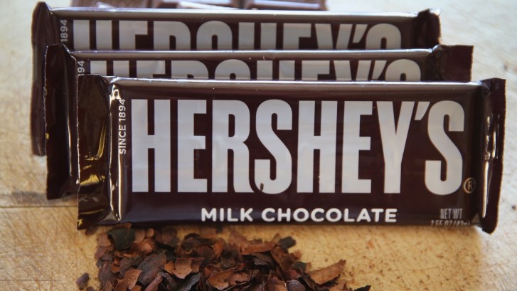 Hershey's chocolate bar