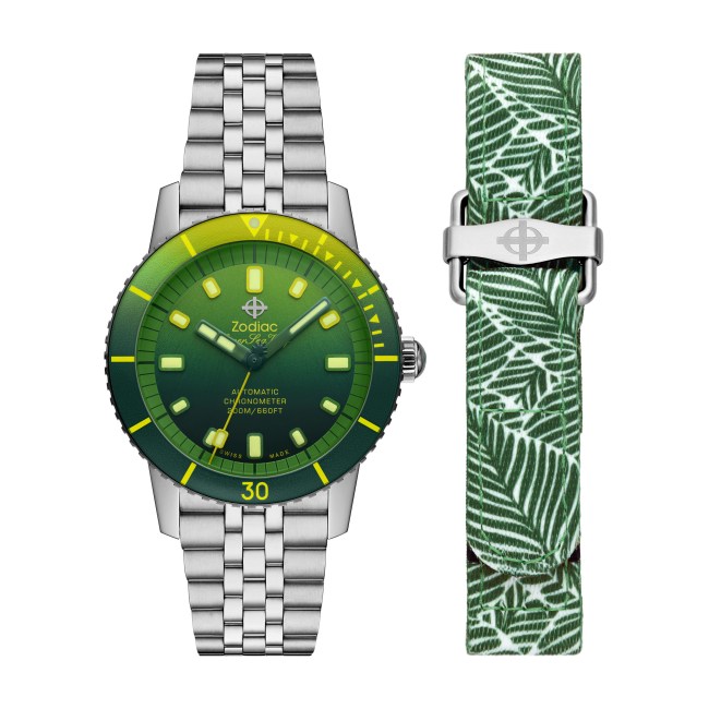 Zodiac Super Sea Wolf Pineapple Dream Watch