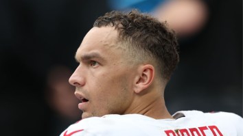 Desmond Ridder Stiffed By Angry Wide Receiver As Drama Unfolds On Atlanta Falcons Sidelines