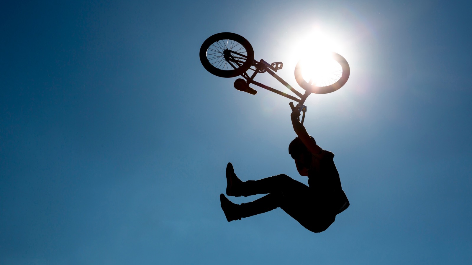 BMX flip trick