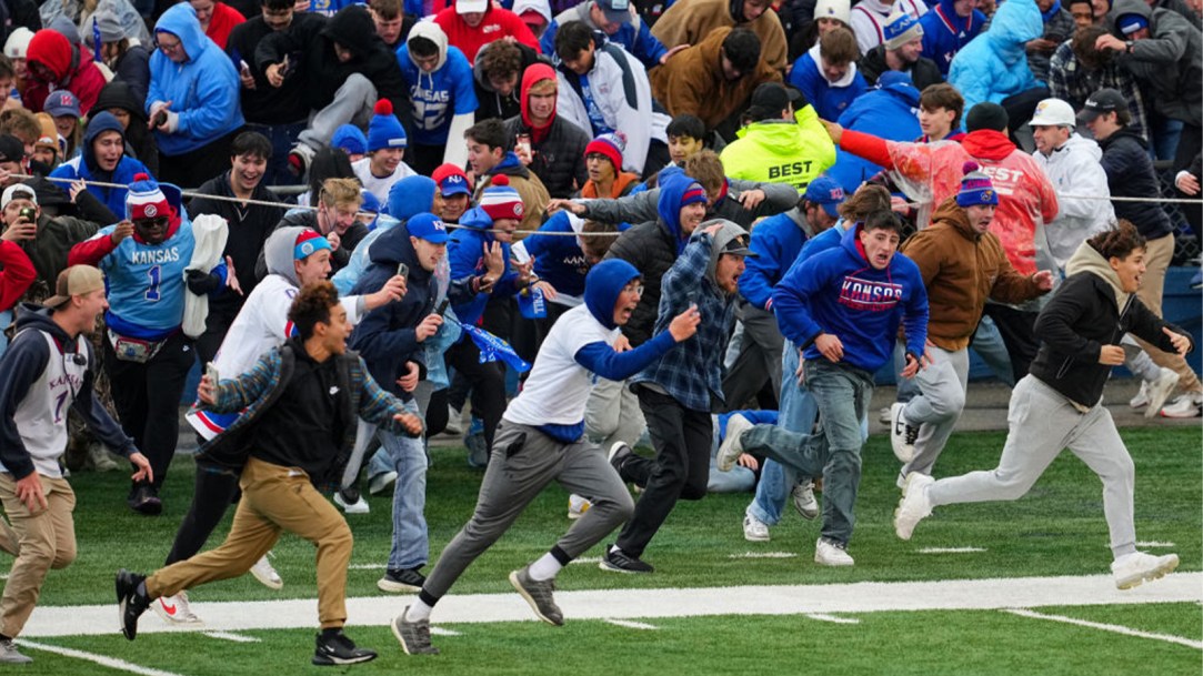 Kansas Football Field Storm Oklahoma