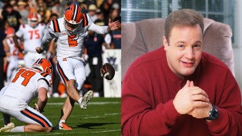 Kevin James Meme Creates Iconic Image As Maryland Tries To Troll Illinois Into Missing Walk-Off Field Goal