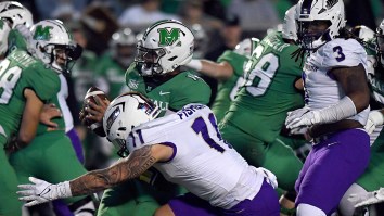 Marshall Football Player Lays Into His Own Fans For Booing During Ugly Loss That Deserved To Be Booed
