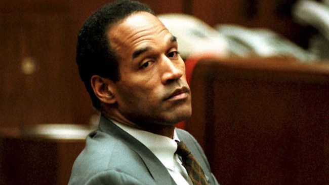 O.J. Simpson during murder trial