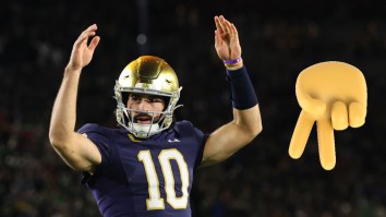 Sam Hartman Buries USC With Vicious ‘Fight Off’ Troll And Becomes Instant Irish Legend