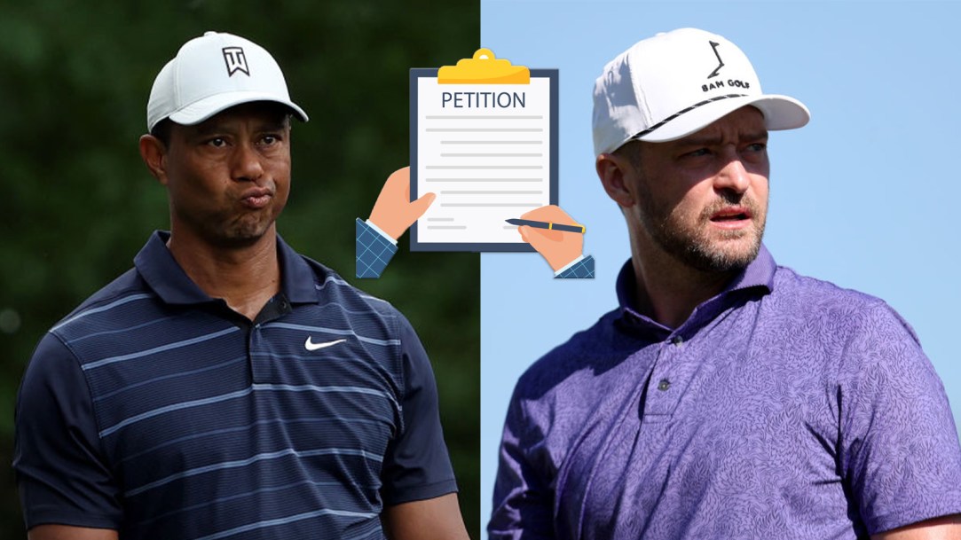 Tiger Woods Justin Timberlake St. Andrews Bar Cinema Petition