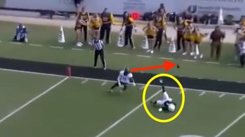 Mayhem Unfolds As Wackiest Interception Of The Season Bounces Off EVERYTHING Before Being Picked Off