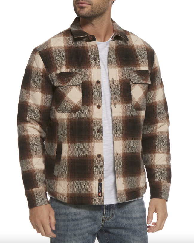 Donovan Quilted Shirt Jacket