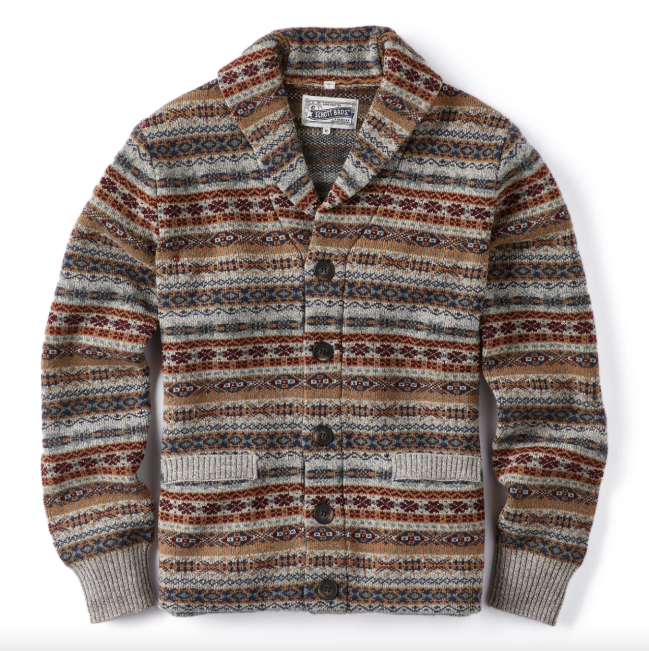Schott Fair Isle Cardigan