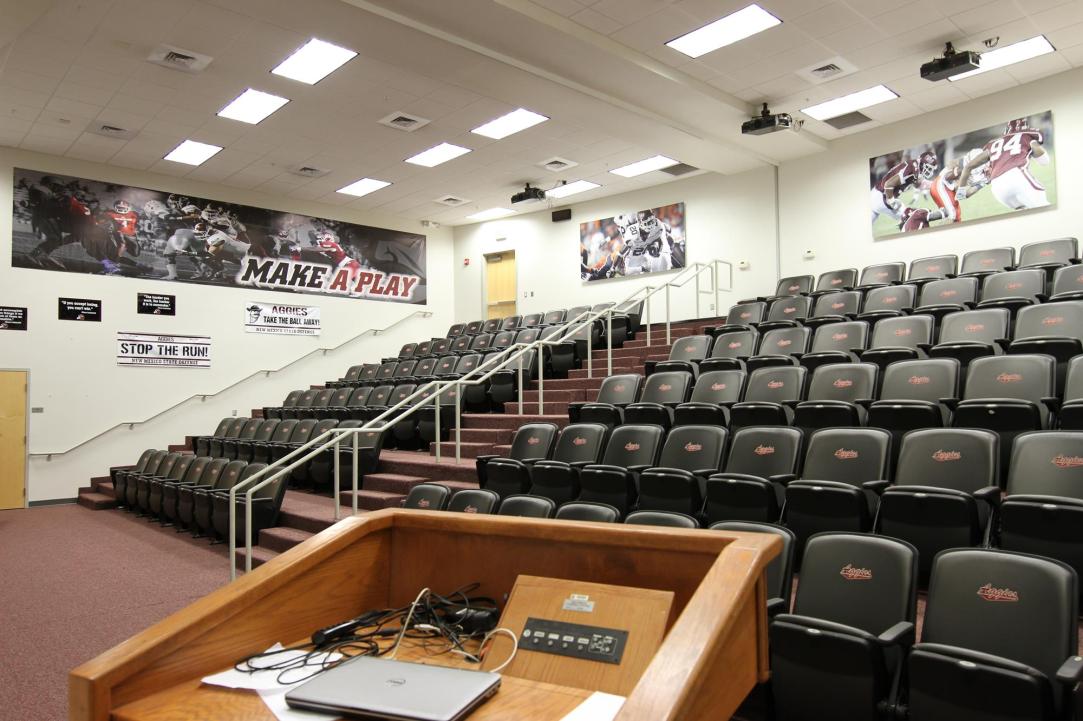 New Mexico State Football Locker Room
